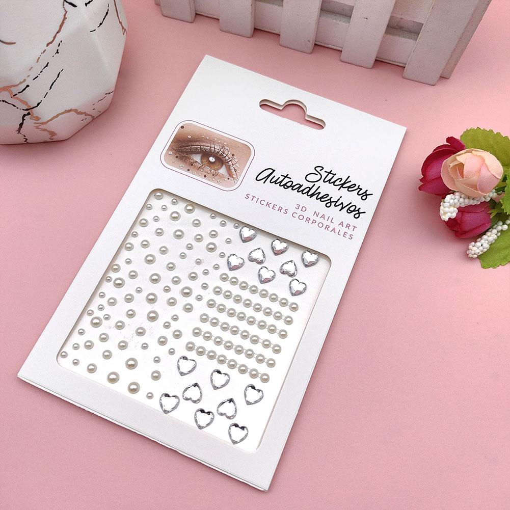 Glitter Face Rhinestone Sticker Self Adhesive Body Bling Stickers Festival Eye Jewels Decoratio G7A7