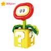 2026 Creative Flame Flower Building Blocks Model MOC Potted Plant Assembly Bricks DIY Desktop Toys Birthday Gifts For Kids