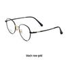 Casual Trend Ultralight Alloy Round Glasses: Comfortable Myopia Eyeglass Frames for Men and Women