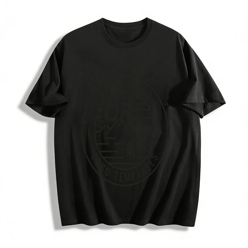 Wilderness Mountain Graphic Tee Outdoor Adventure Casual Printed Top Pure cotton T-shirt XXS