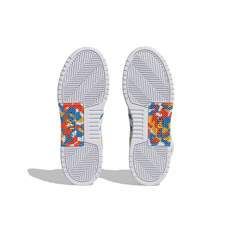 Adidas Neo 100Db Mid Synthetic Leather Fashion Slip Resistant Durable High Top Skate Shoes Women Skate Shoes White GY4796
