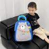 Bear Cartoon Pattern Cute Toddler Backpack With Nylon Fabric For Travel School