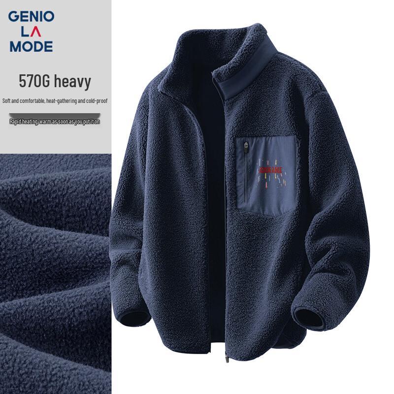 

GENIOLAMODE Men s Heavyweight Fleece Jacket 2XL