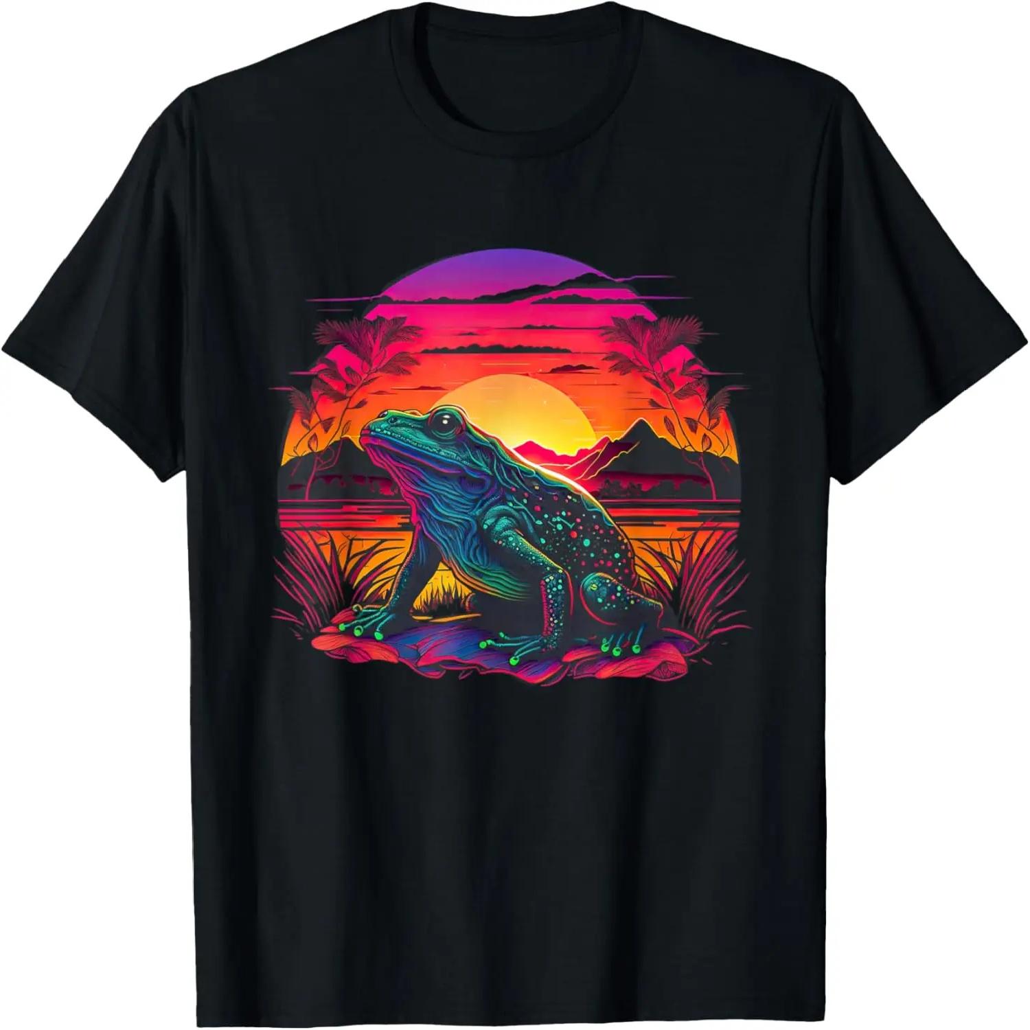 Retro Aesthetic Bullfrog T-Shirt XXXXL