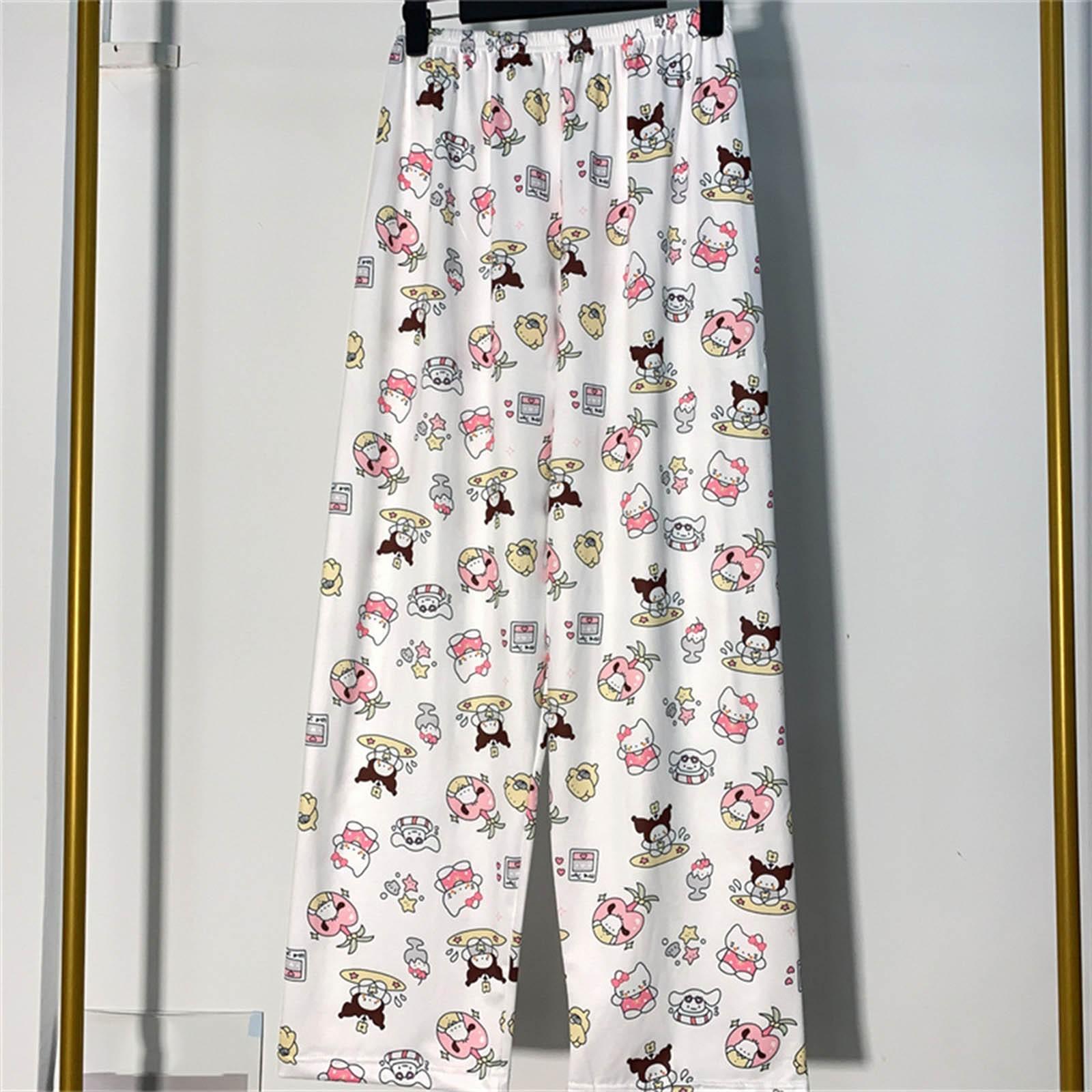 

Женские домашние брюки Повседневные брюки Пижамные брюки с принтом без карманов L