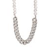 Rhinestone Elegant And Pearl Necklace For Women With Trendy Short Design Style And