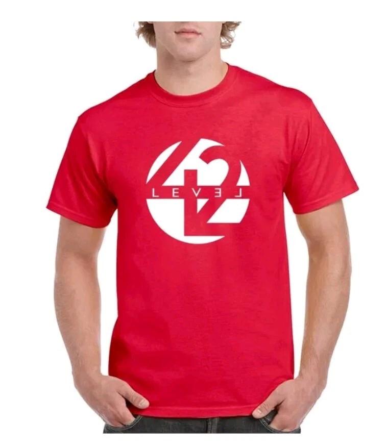 MENS ..LEVEL 42...MARK KING..LESSONS IN LOVE...Music Gift Idea T-shirt..Size XL 2XL