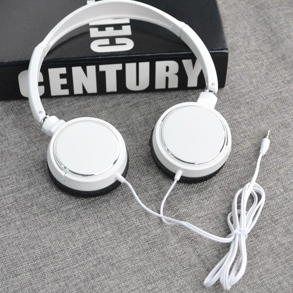 Stereo Sound Head Mounted Earphones Soft Ear Pads Gaming Headphones  Music Listening
