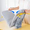 Folding Desktop Ironing Board, Wall-mounted Steel Mesh with Iron Stand, Space Saving, Convenient Laundry Hooks
