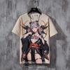 Sommer Herren T-Shirt Casual O-Ausschnitt Kurzarm Lustige Cartoon Print T-Shirts Mode Streetwear Männliche Pullover Übergroße Kleidung