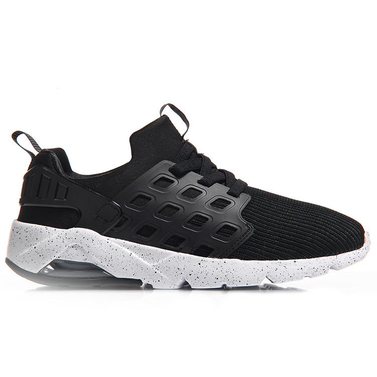 New LINING Bubble Casual Shoes Women's Low Top Black/White AGLM022-1