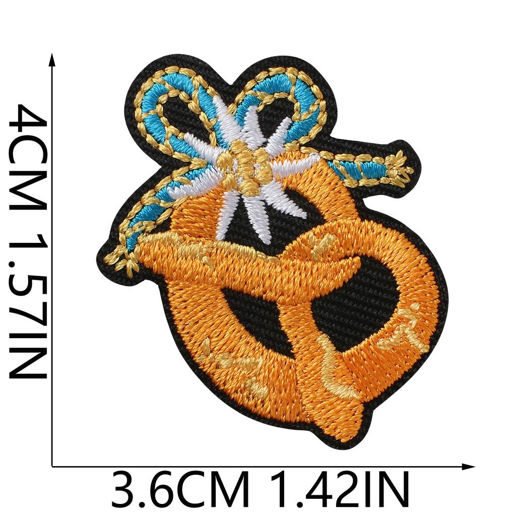 Oktoberfest Theme Embroidered Cloth Sticker Ironing Denim Jacket Luggage Beer Cup Pattern Diy Embroidery Label Patch Sticker