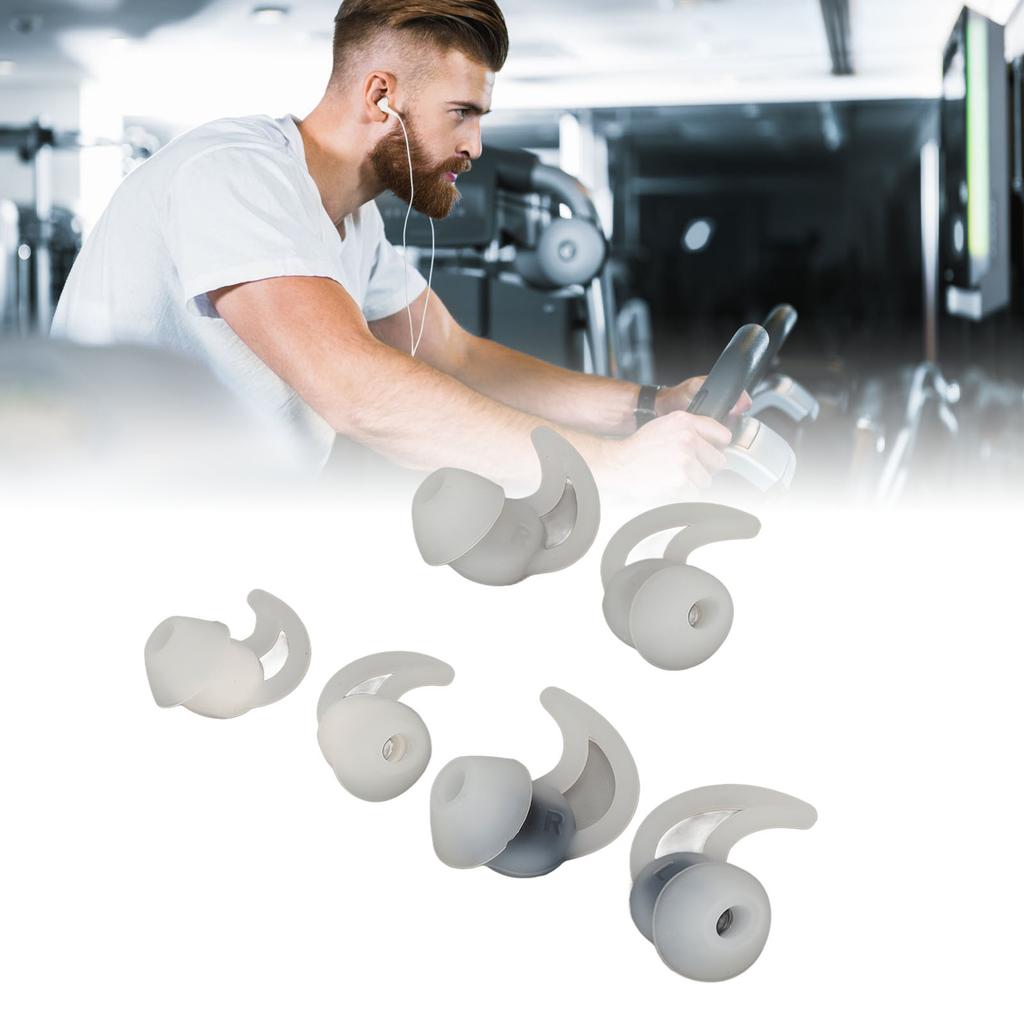 3 Pairs SCelsiusMCelsiusL Replacement Silicone Earbuds Tips Soft Comfortable Silicone Ear Tips for QC20 QC30 IE2 IE3 SIE2i Earphone