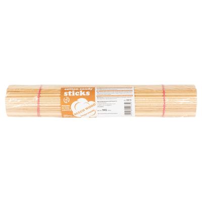 Cotton Candy Sticks, Beech, 40cm4mm, PZH Certified, 200pcs