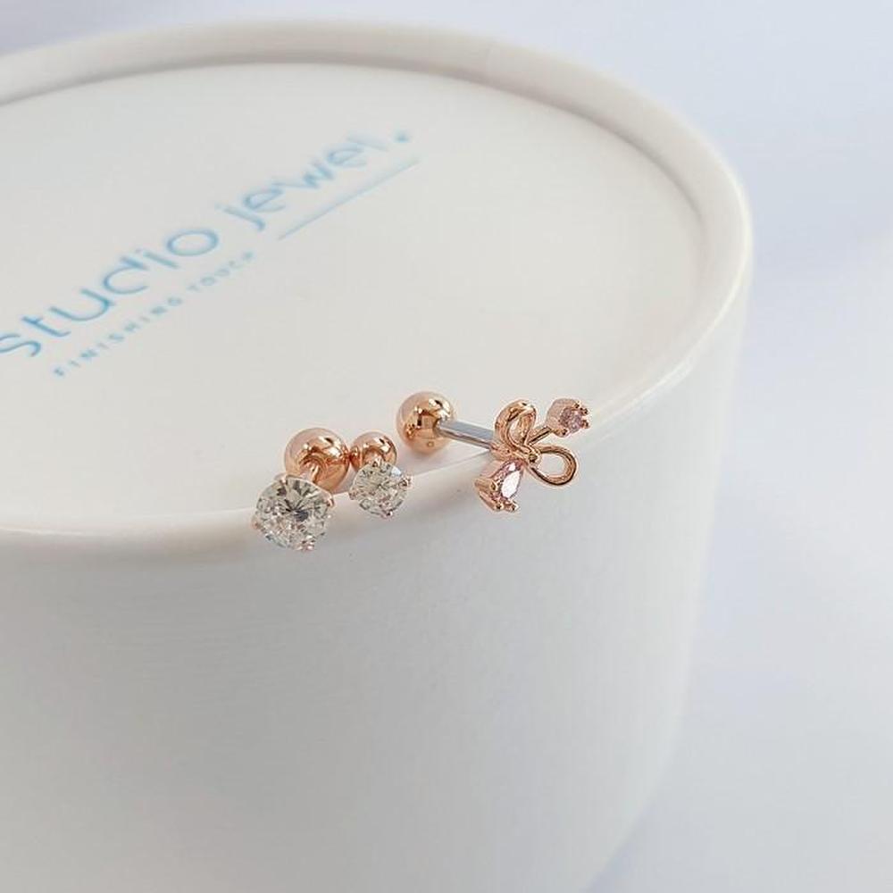 1+1+1 Fairy Crystal Piercing 3-Piece Set (S6337193)