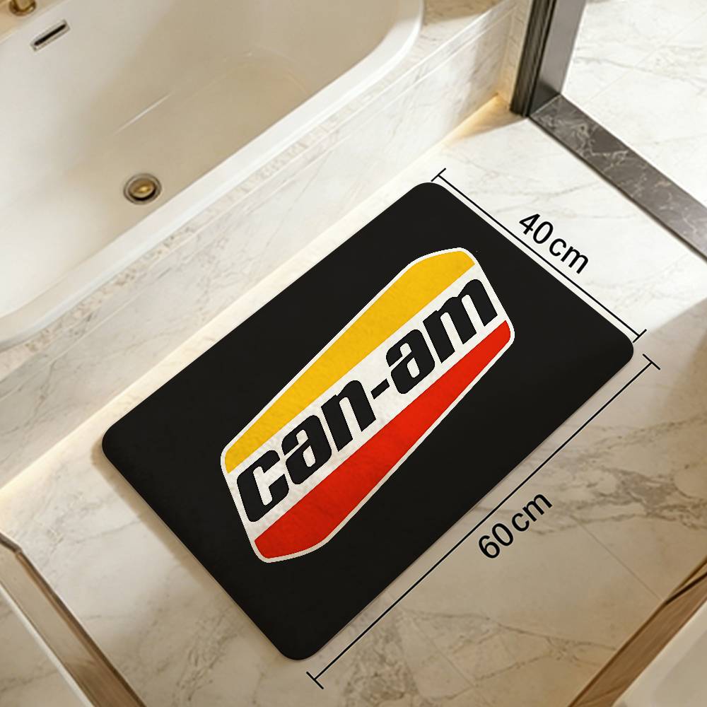 C-Can-AmS Spyder Logo Floor Mat Rectangle Anti-slip Home Soft Badmat Front Door Indoor Outdoor Mat Welcome Doormat