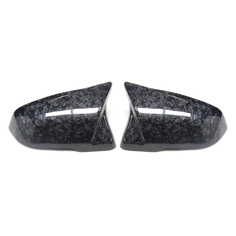 Car Decoration Bull-Horn Door Mirror Cover For Toyota Supra A90 2018      2024 Car Rearview Accessories