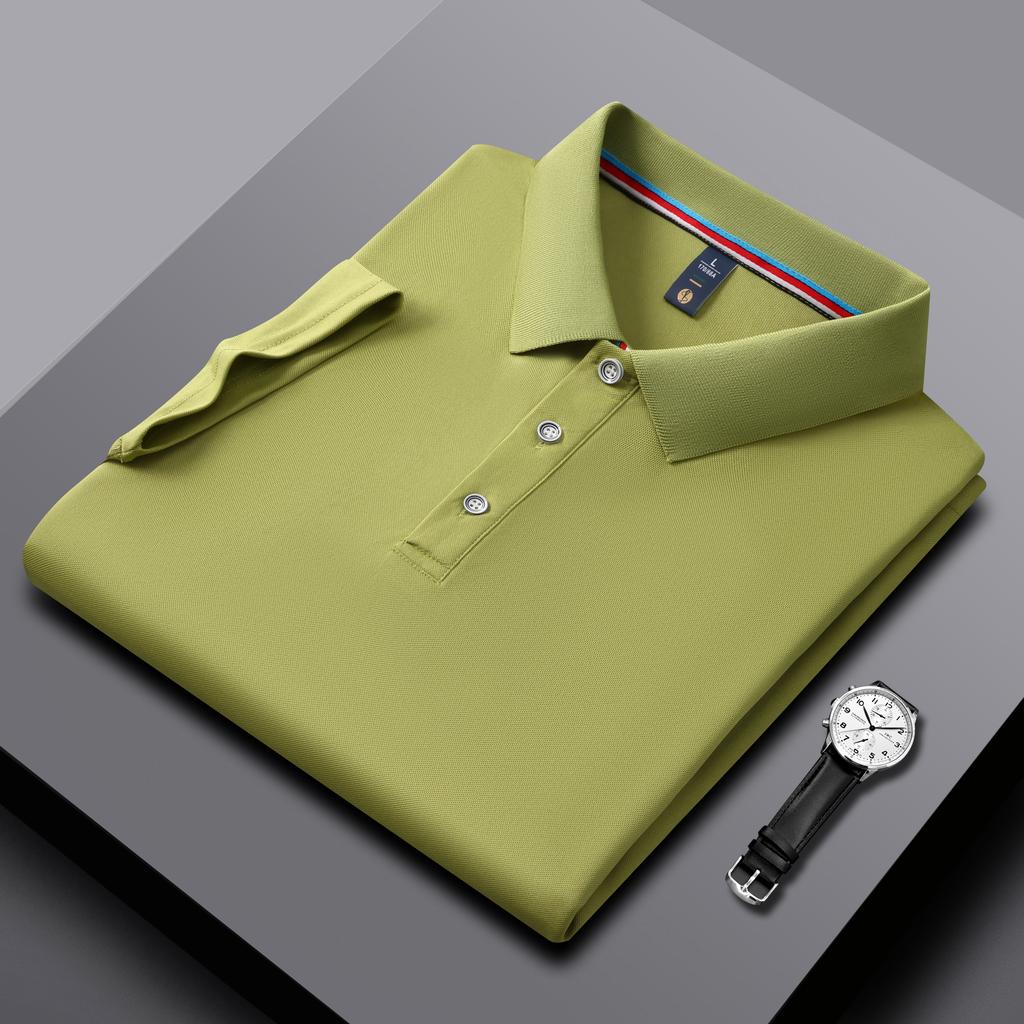 Men's and Women's Polo Shirts Summer New Work Lapel T-shirts Business High-quality UV Protection Brand Short Sleeves
