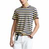 Polo Ralph Lauren SS22 Striped Crew Neck Short Sleeve T-Shirt Men T-Shirts Yellow 710803479-013