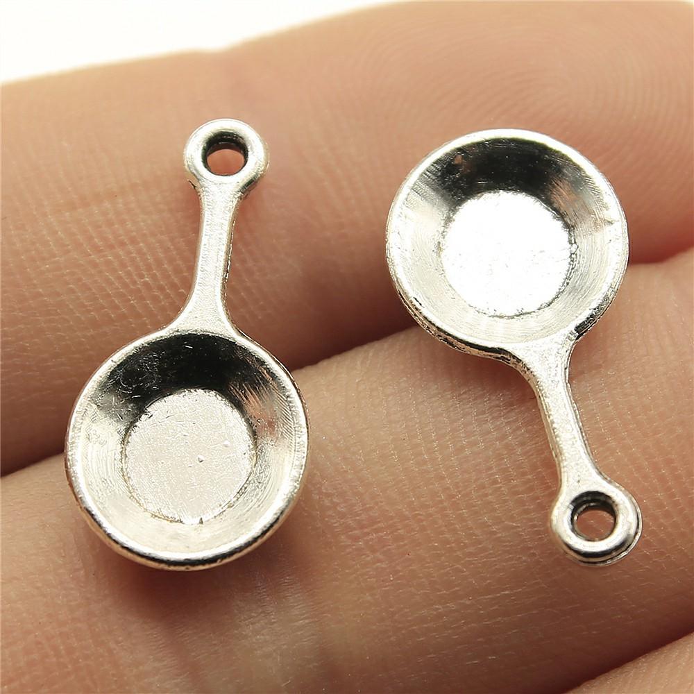 20pcs Tableware Dinnerware Dinner Set Dinner Service Knife Spoon Fork Charms For Jewelry Making DIY Crafts