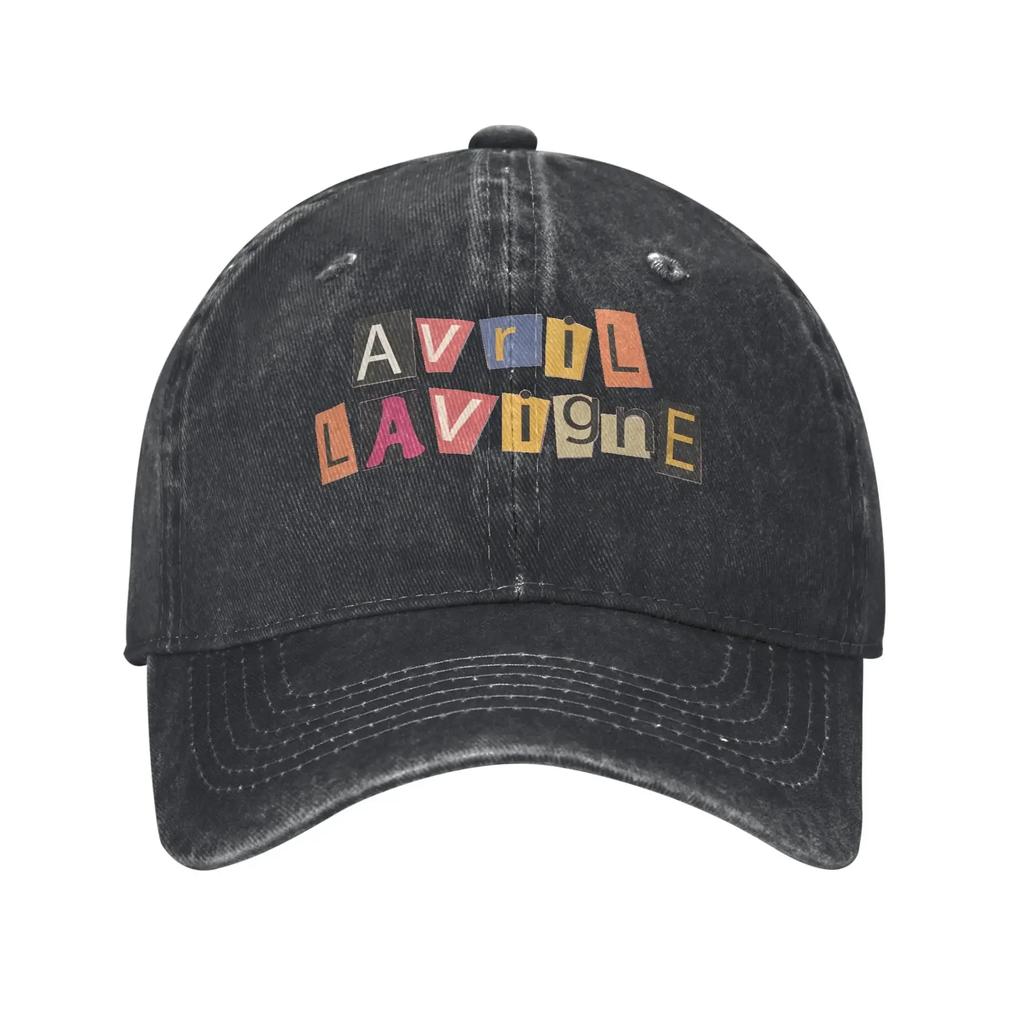 Gewaschene Baseballkappe Avril Lavigne Sommer Trucker-Mütze Für Unisex Unisex Lässige Outdoor-Sport-Sonnen-Snapback-Kappe