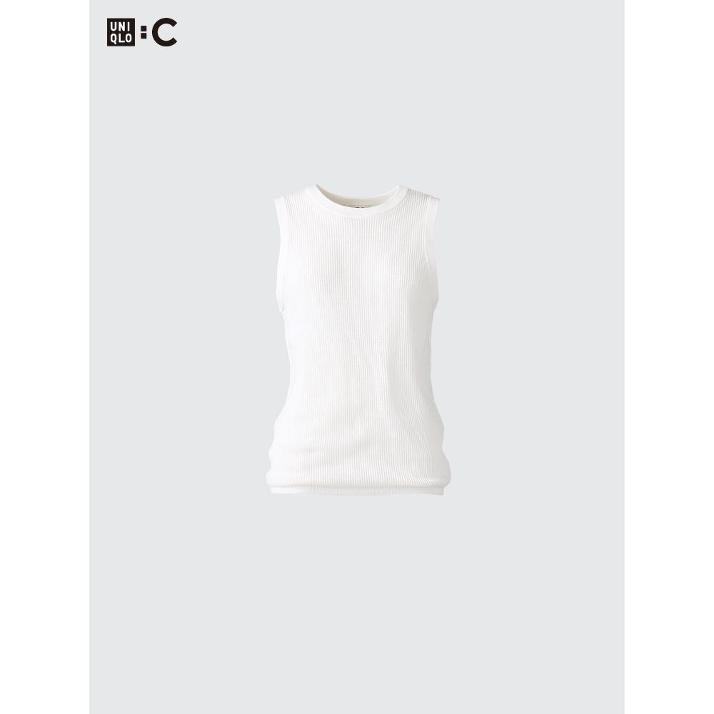 Uniqlo Mesh Crew Neck Sweater  Sleeveless 