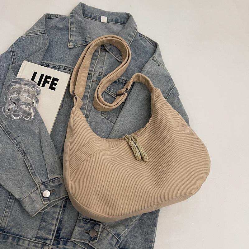 Сумка хобо женская сумка через плечо большая вместительная сумка для поездок на работу — фото 9