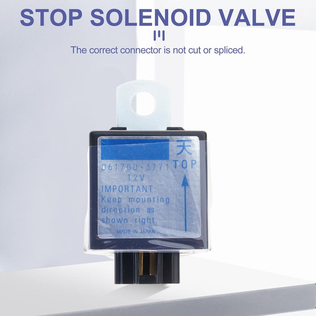 Excavator Stop Solenoid Relays Fit for L2900DT L3010DT L3300DT L4200DT L4200F L4310F M5030 M6800 061700-3770 061700-3771
