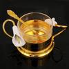 Seasoning Salt Jar Bowl With lid and Spoon Salt Bowl Organizer Glass Cream Jar Sugar Holder for Coffee Beans Pots Kitchen Tools
