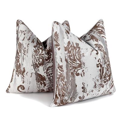 Retro Simple High-precision Pillowcase Piping Abstract Jacquard Pillowcase Suitable for Sofa Decorative Backrest
