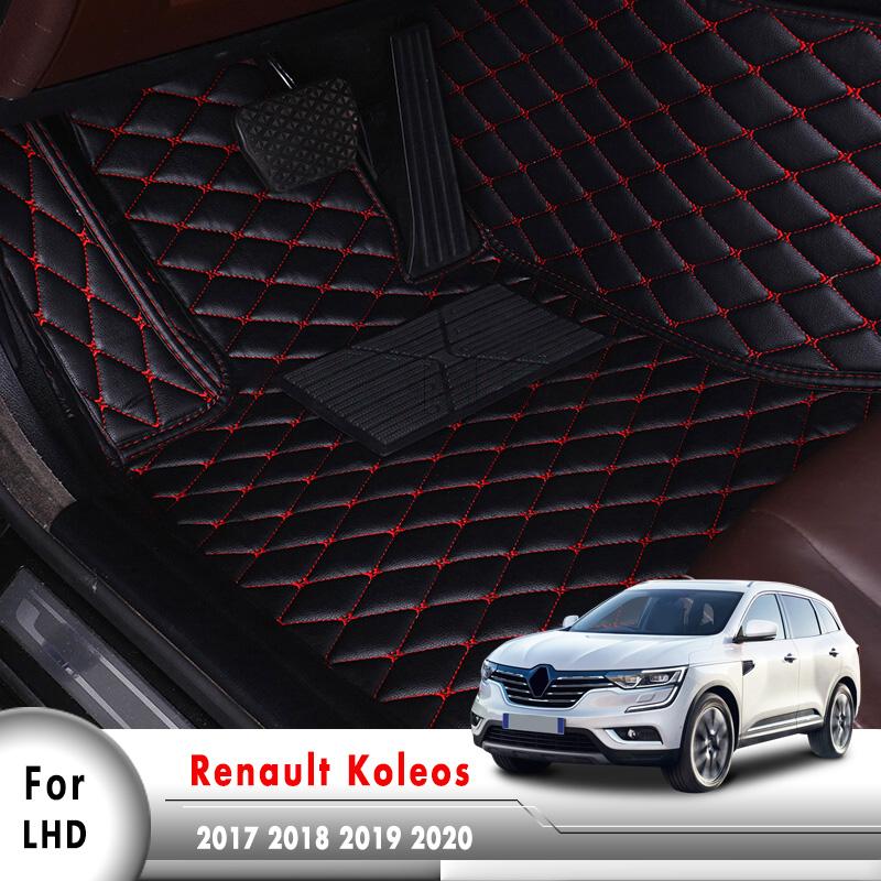 

Автомобильные коврики для Renault Koleos 2020 2019 2018 2017 Auto Foot Pad Автомобильные ковры Чехлы Аксессуары для интерьера