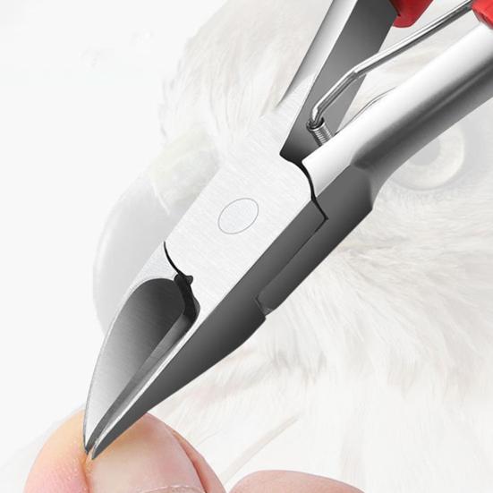 Nail Clamps Professional Thick Nail Clippers Cutters Ergonomic Design Stainless Steel Dead Skin Dirt Remover Nail Tools