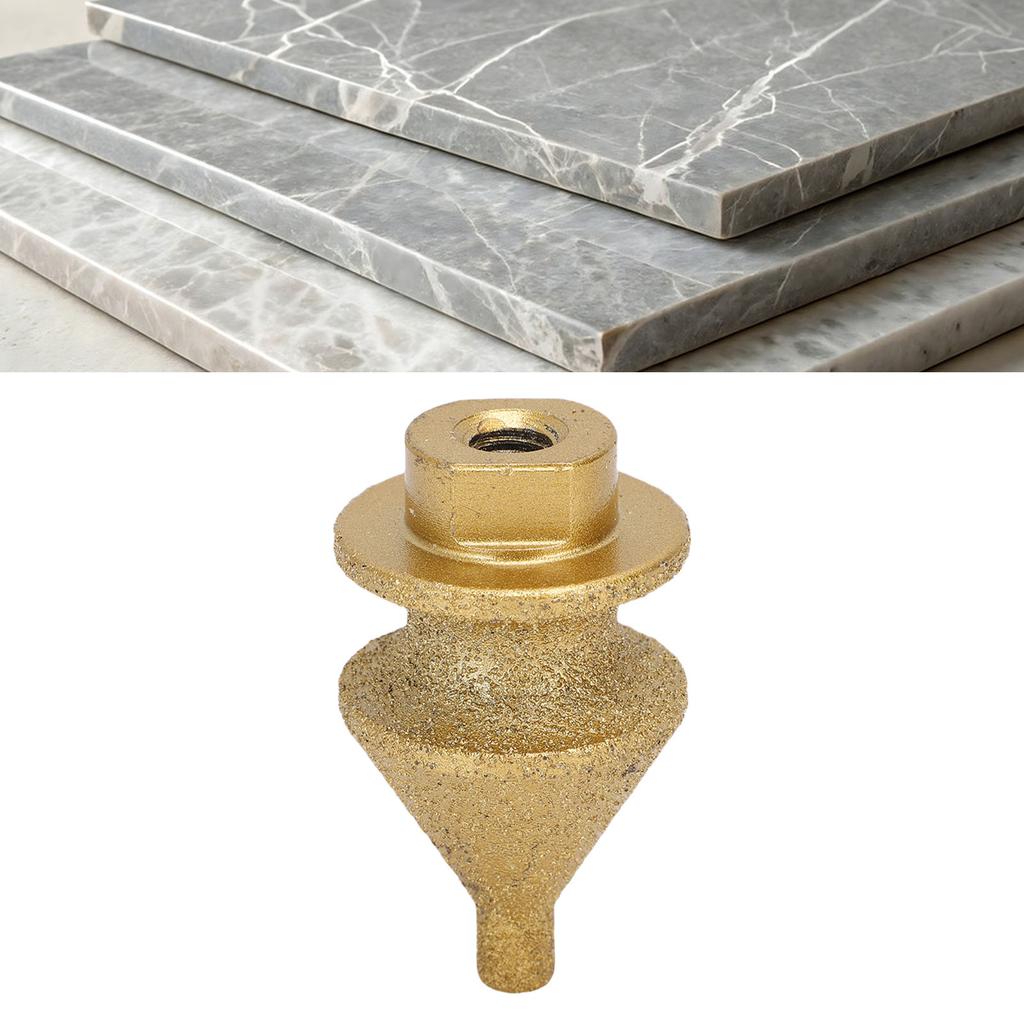 Step Chamfer Drill Bit Emery Brazed 10-38mm Multi Layer Tapered Cone Reamer for Metal Wood Concrete Tile Marble Engineered Stone