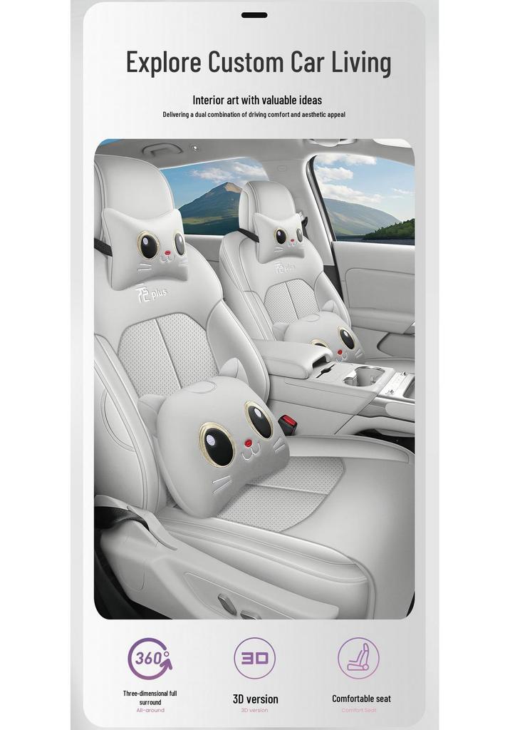 2026 BYD Yuan PLUS 630KM Leather Seat Covers - Full Coverage, Custom Fit
