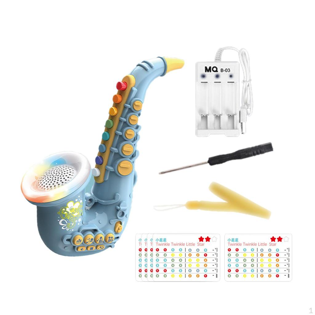 Educational Toys USB Charge Simulation 8 Note Musical Instrument for