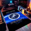 Millwall F.C. Poster Tappeto Tappetino con Logo per Soggiorno Camera da Letto Casa Decorazione Divano, Tappetino Antiscivolo per Giochi Bambini