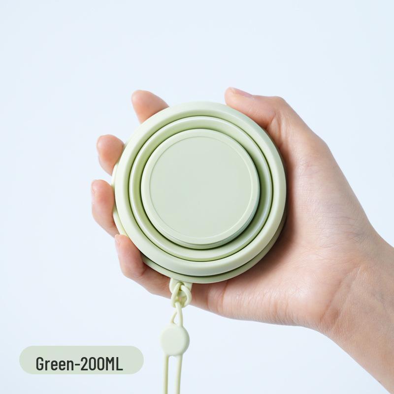 Portable Foldable Silicone Travel Cup for Camping and Mouthwash