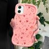 Love Heart Bow Pattern Soft Phone Cover for Samsung Galaxy A52 A73 A12 S24 Ultra 5G S23 S22 S21 S20 FE Wave Edge Shockproof Protective Rubber Case