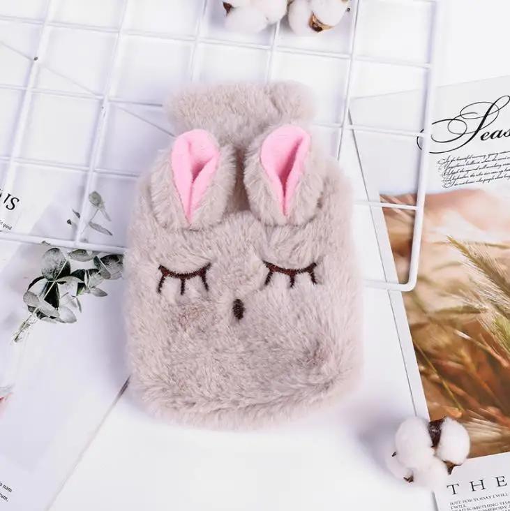 Reusable Winter Warm Heat Hand Warmer PVC Stress Pain Relief Therapy Hot Water Bottle Bags Super Cute Water Injection Water Bags