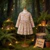 Girl Autumn Princess Dress With Cotton Fabric For Casual Wear