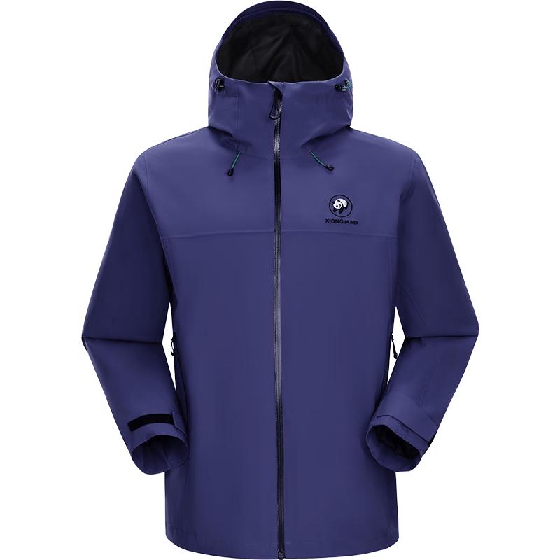 CAMEL Panda Series Unisex Outdoor Water-Repellent Hooded Jacket