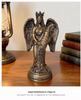 Exquisite European American Resin Ornament: Greek Angel Goddess of Wealth for Bookshelf or Entrance Cabinet