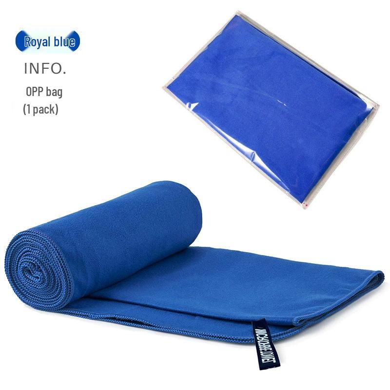 Ultra-Fine Double-Sided Quick-Dry Plush Towel - Beach, Sports & Sweat-Absorbing, Customizable with Logo
