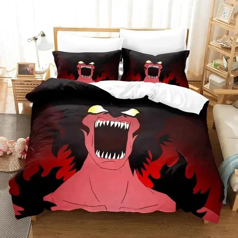 3D Print Anime Devilman Crybaby Comfortable Duvet Quilt Cover Pillowcase Bedding Set Children Bedroom Decoration Home Textile