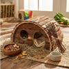 Rodent House - EDEN - Sam - Double Opening - Flat Platform Roof - Natural Wood