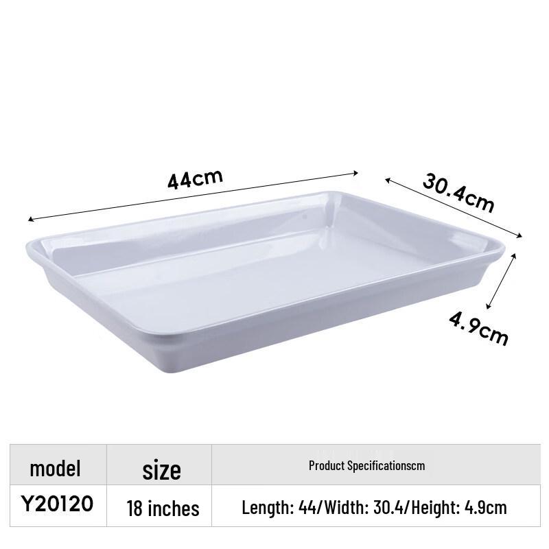 Rectangular Melamine Food Display Tray