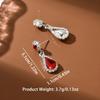 2PC Women's Fashion Water Drop Earrings, Simple, Light Luxury, Retro Style Earrings, Ear Accessories
