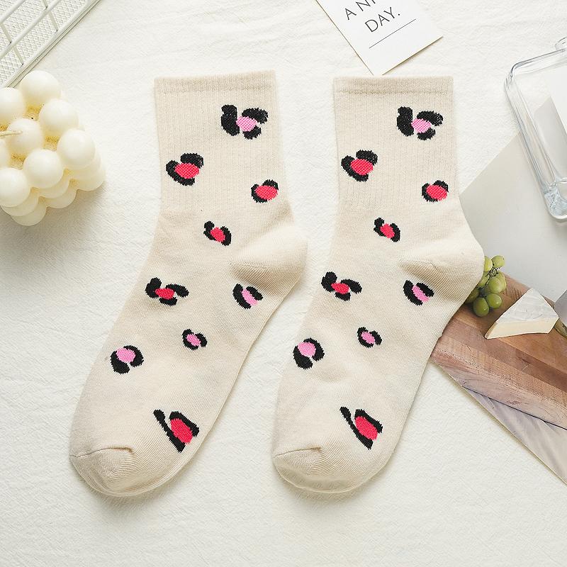 Women's Long Cotton Socks Mid-tube Outer Wear Online Celebrity All-match Street Ins Trendy Retro High Socks