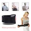 Selbsterwärmendes magnetisches Turmalin-Gürtel 4 Platten Rücken-Taillen-Stütz-Bandage Massager Schmerzlinderung Therapie