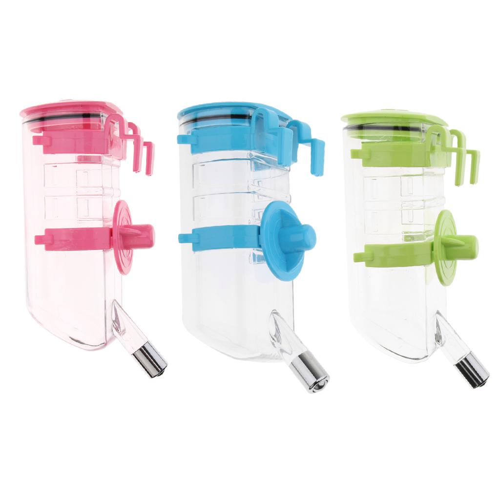 Automatischer Welpen-Wassernapf Verstellbarer Käfig-Wassernapf Haustier-Trinknapf Trinkbrunnen für Kleine Hunde Katzen Hamster